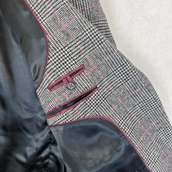 Vintage Patrick James Cotter Men's 42S Short Blazer Suit Jacket Camel‎ Hair - Picture 8 of 9